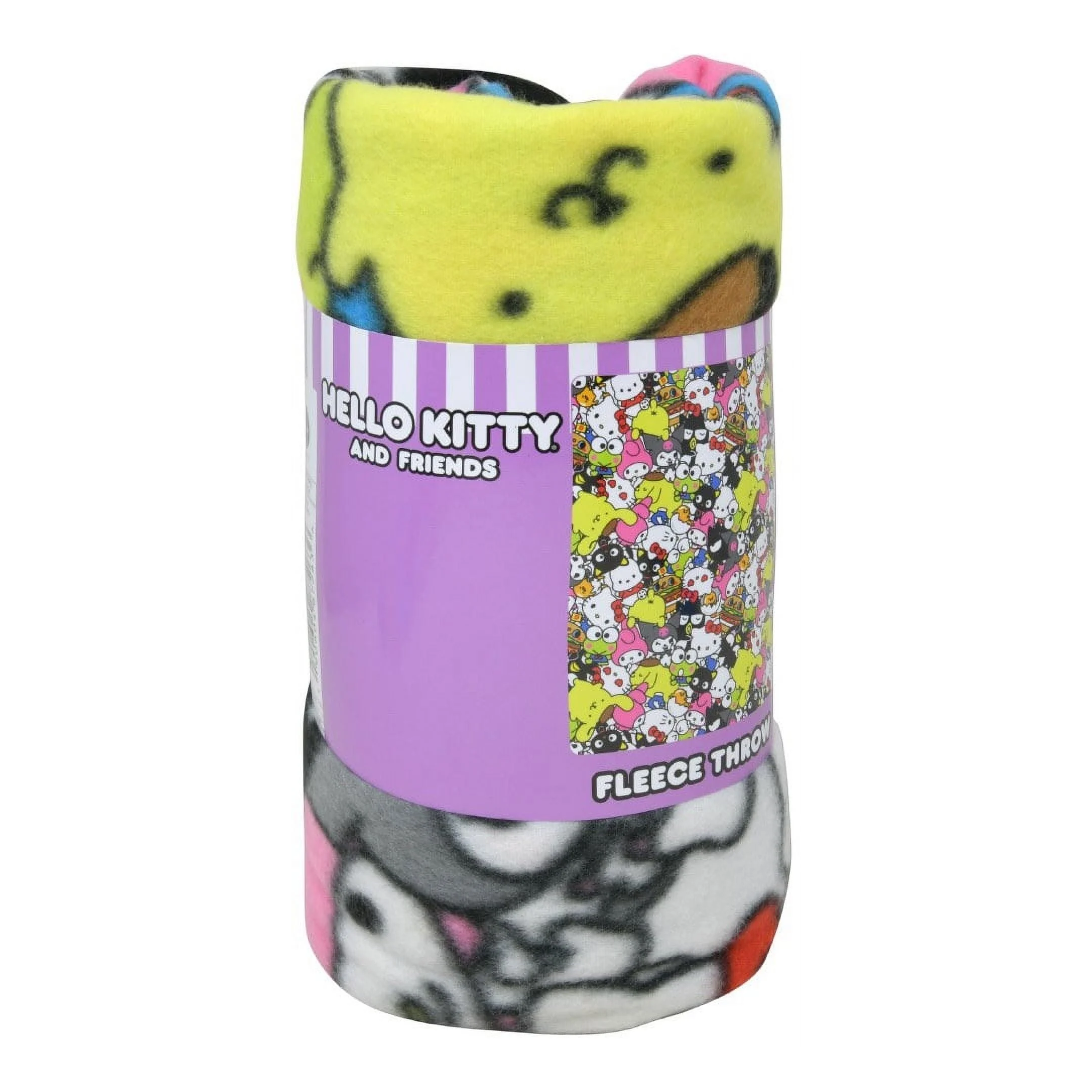 Hello Kitty and Friends Blanket Cartoon Painting (45"X 60") | Hello Kitty Bedroom Décor