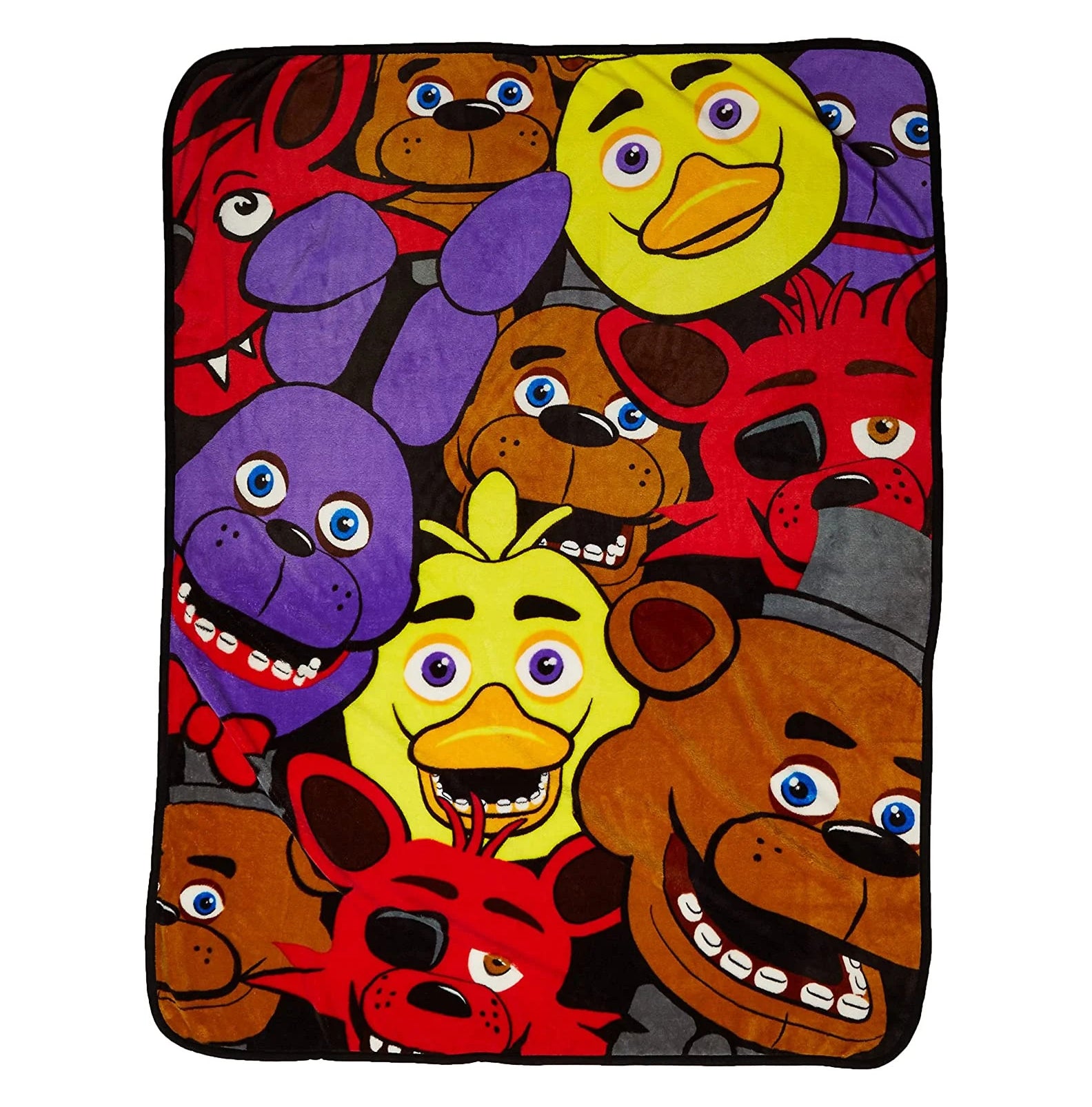Five Nights at Freddy's Group All Over Print 48" X 60" Plush Throw Blanket