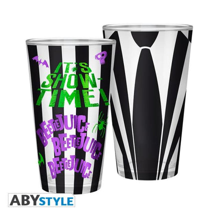 Beetlejuice "It's Showtime!" 400ml Glass