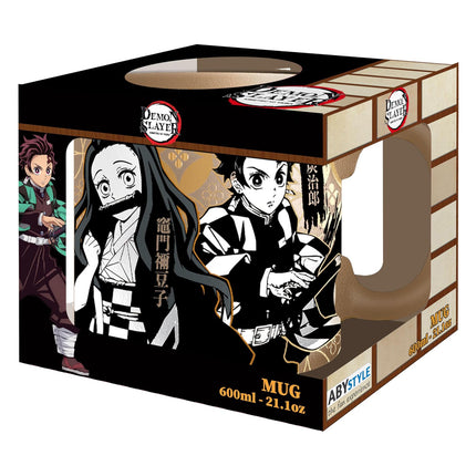 ABYSTYLE Coffee Mug - Demon Slayer Characters Design King Size 21 Fl Oz