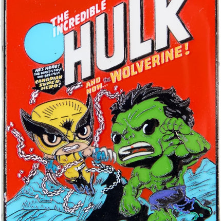 Funko Loungefly Marvel: Wolverine 50th Anniversary - The Incredible Hulk and The Wolverine 4-Piece Pin Set