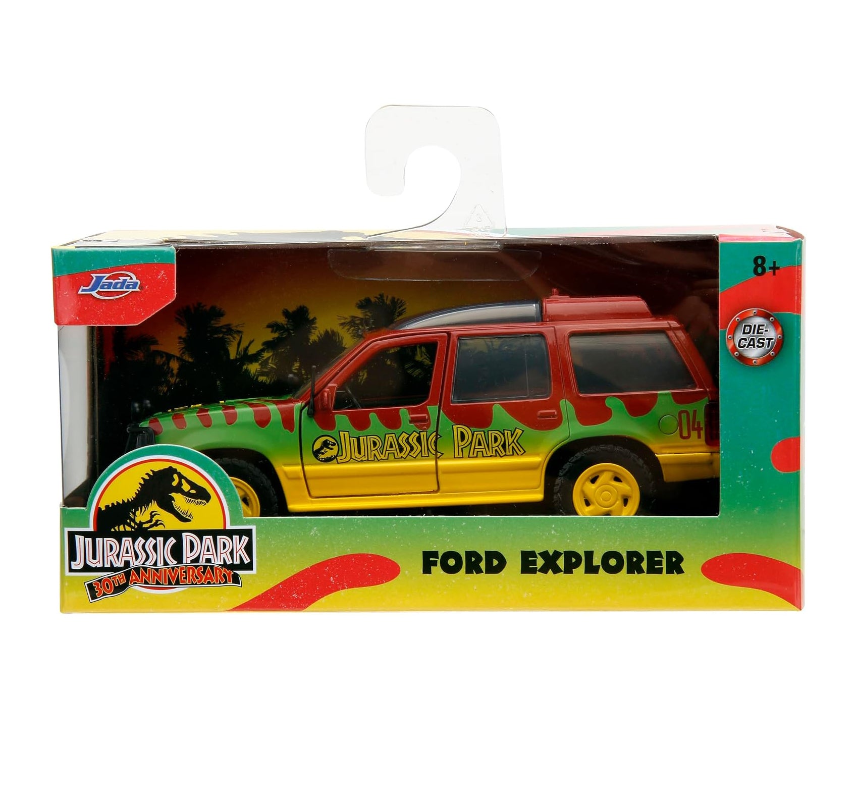 Jada Toys - Jurassic Park 1:32 1993 Ford Explorer Die-Cast Car, Toys for Kids and Adults