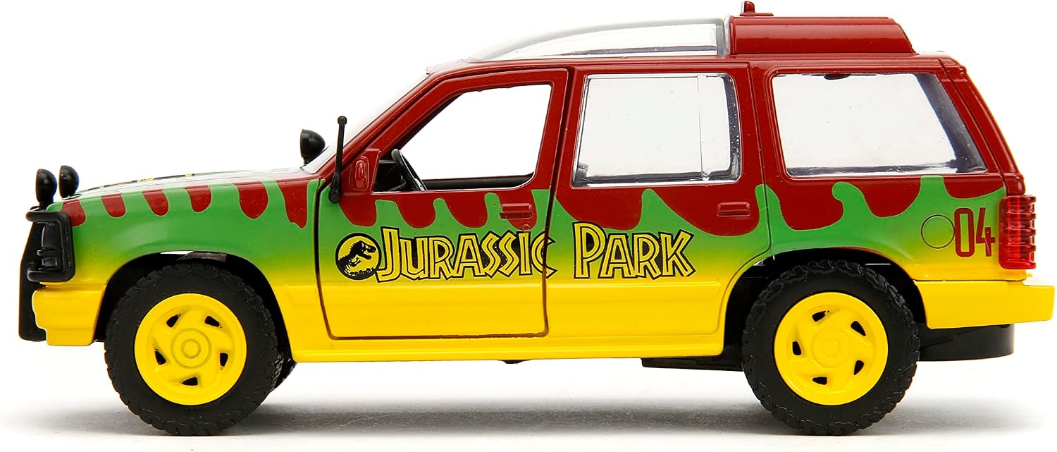 Jada Toys - Jurassic Park 1:32 1993 Ford Explorer Die-Cast Car, Toys for Kids and Adults
