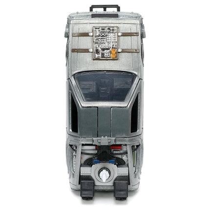 Jada Toys Back to The Future Part III 1:32 Time Machine Die-cast Car (1955 White Face Tires)