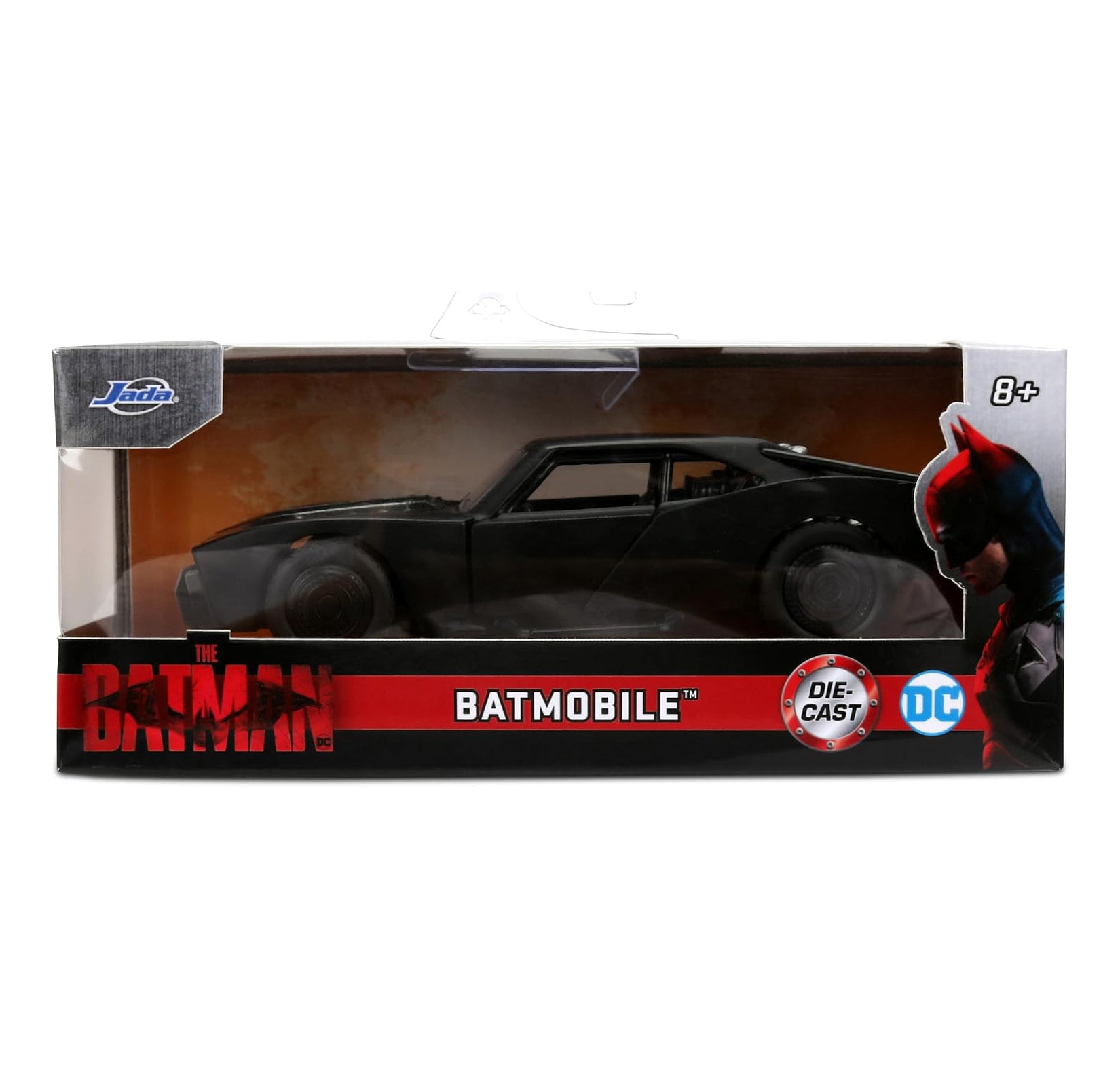 Jada The Batman Batmobile 2022 – Hollywood Rides Die-Cast Model Car Toys – 1:32 Scale, Durable Build – Collectible
