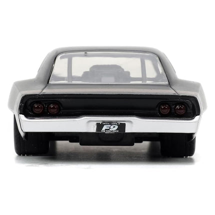 Jada Toys - Dom's 1968 1:32 Scale Dodge Charger Widebody F9, Matte Black w/Bronze Tail Stripe Diecast Model Car