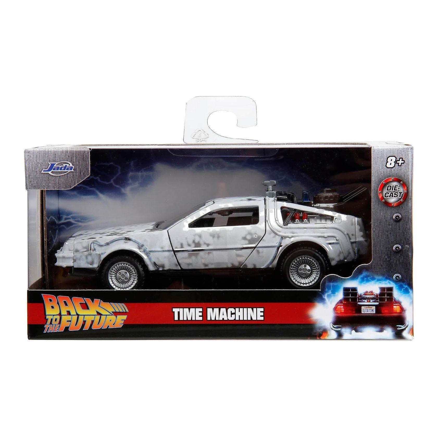 Jada Toys - Back to The Future 1:32 Time Machine Frost Die-Cast Car