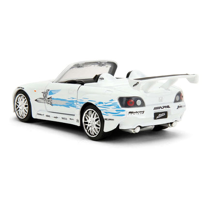 Jada Toys - 2001 Honda S2000 Convertible 1:32 Scale, Fast & Furious Remix - 25th Anniversary Diecast Model Car