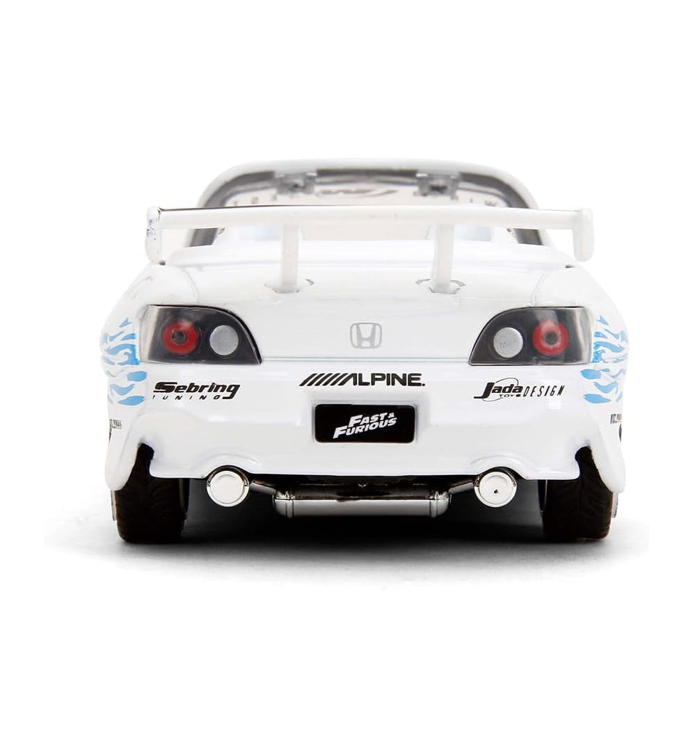 Jada Toys - 2001 Honda S2000 Convertible 1:32 Scale, Fast & Furious Remix - 25th Anniversary Diecast Model Car