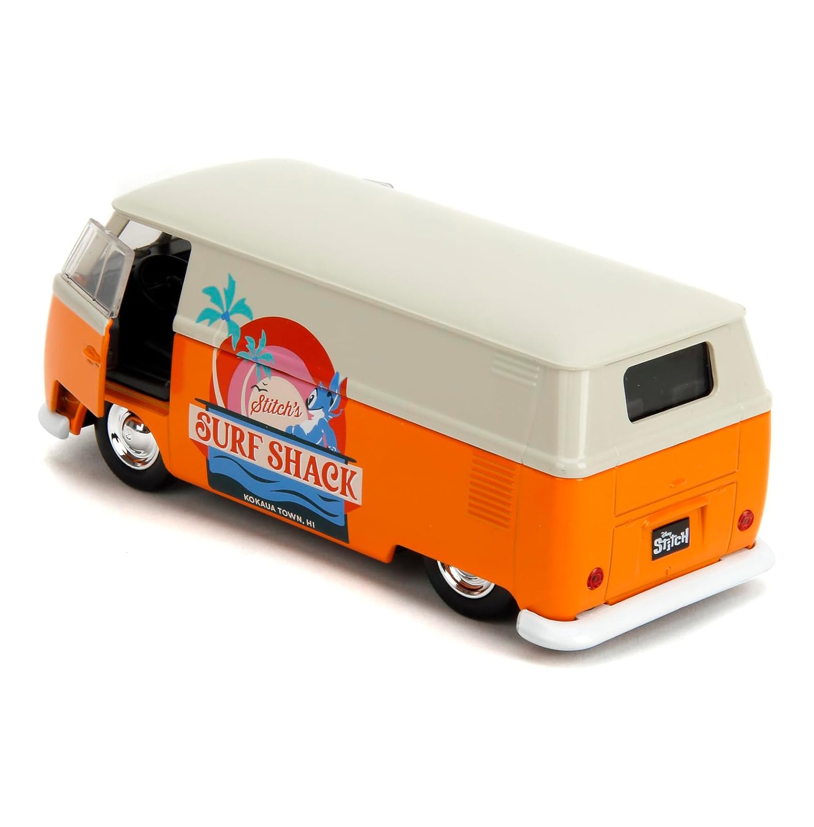 Jada Toys - Hollywood Rides Disney Stitch 1961 VW Bus - Die-cast Car with Opening Doors, 1:32 Scale (Collector’s Edition)
