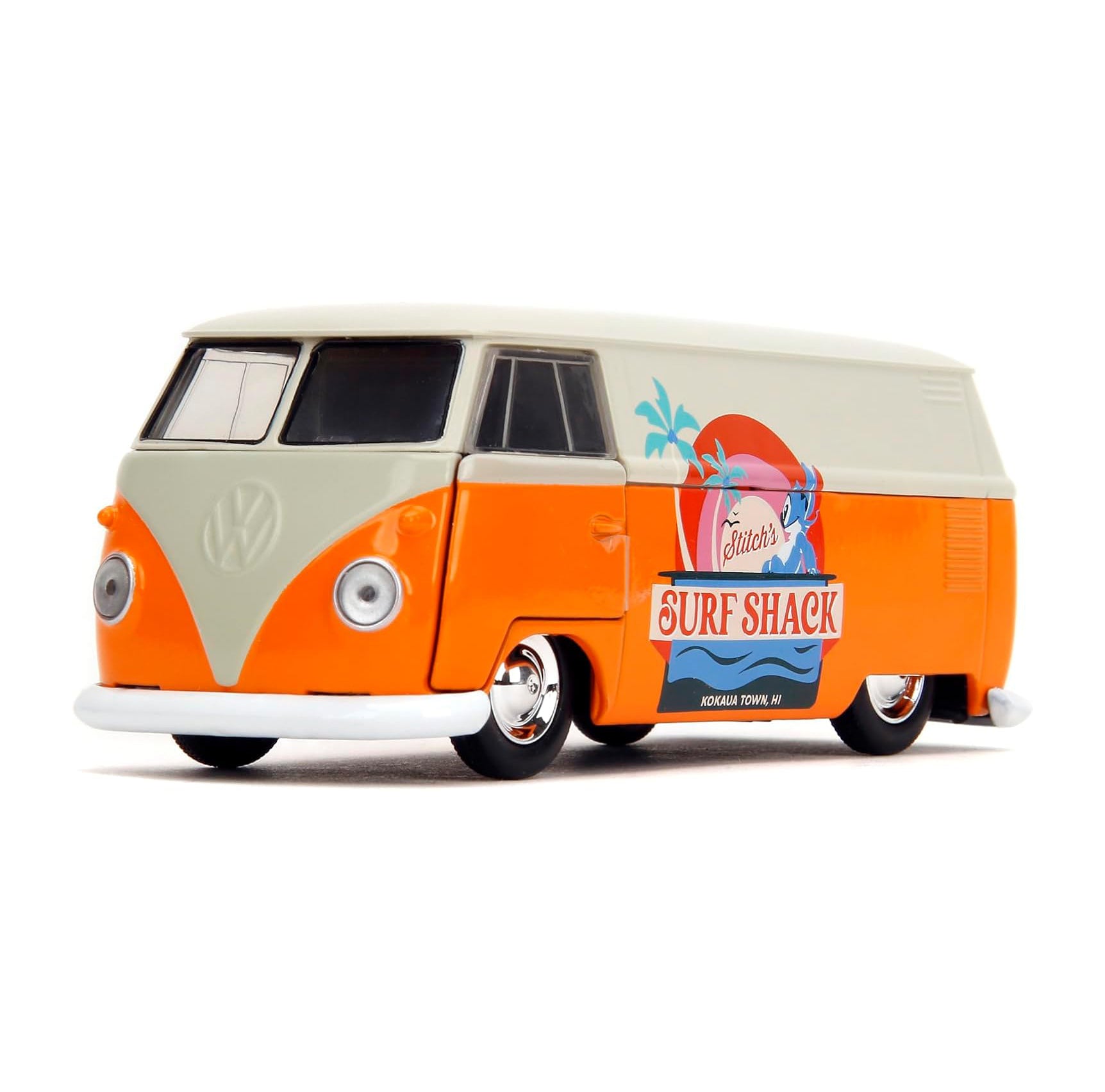 Jada Toys - Hollywood Rides Disney Stitch 1961 VW Bus - Die-cast Car with Opening Doors, 1:32 Scale (Collector’s Edition)