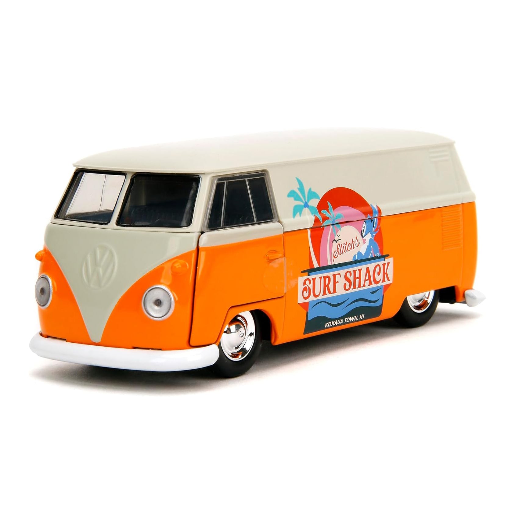 Jada Toys - Hollywood Rides Disney Stitch 1961 VW Bus - Die-cast Car with Opening Doors, 1:32 Scale (Collector’s Edition)