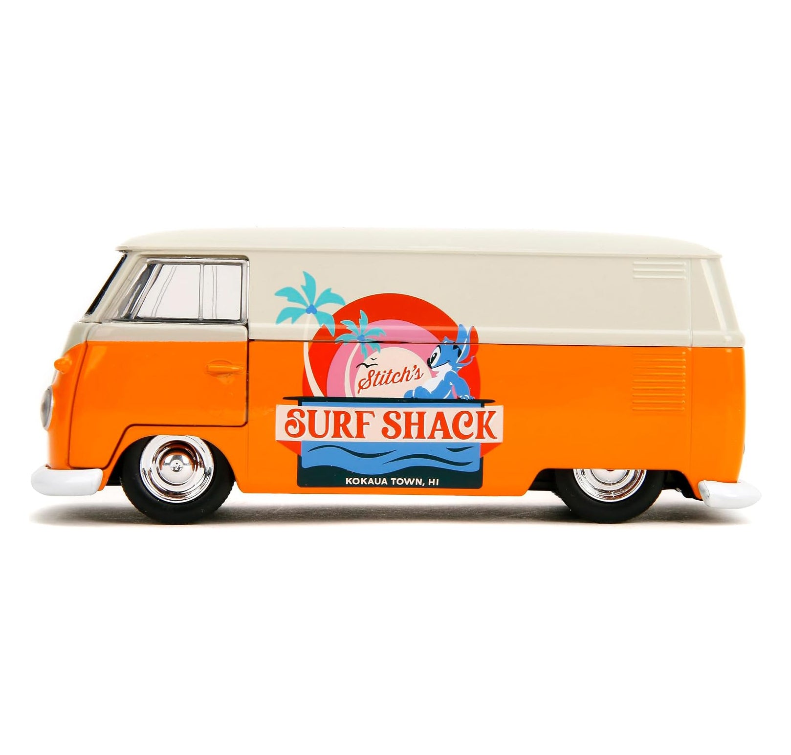 Jada Toys - Hollywood Rides Disney Stitch 1961 VW Bus - Die-cast Car with Opening Doors, 1:32 Scale (Collector’s Edition)