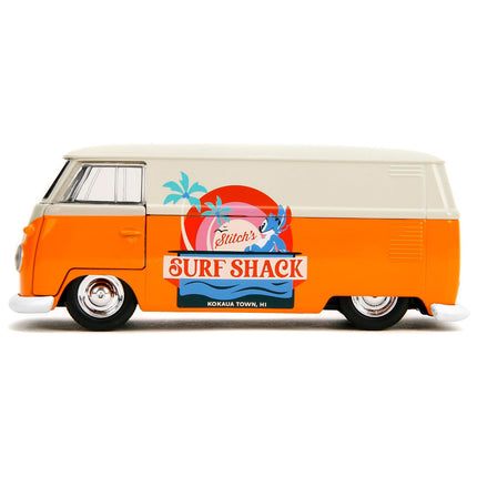 Jada Toys - Hollywood Rides Disney Stitch 1961 VW Bus - Die-cast Car with Opening Doors, 1:32 Scale (Collector’s Edition)