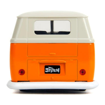 Jada Toys - Hollywood Rides Disney Stitch 1961 VW Bus - Die-cast Car with Opening Doors, 1:32 Scale (Collector’s Edition)