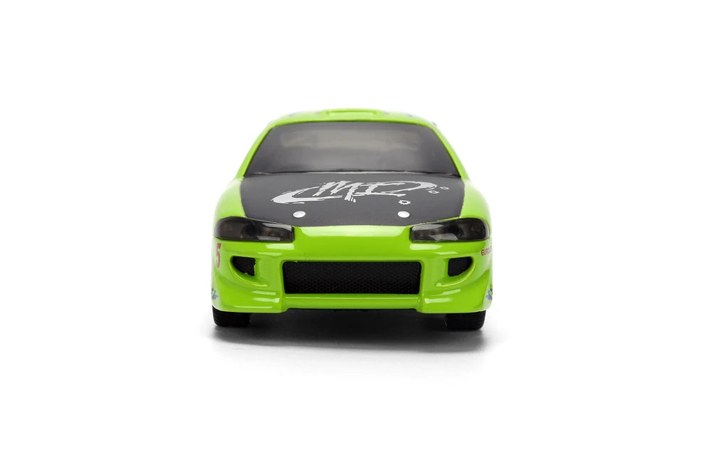 Jada Toys - 1:32 Fast & Furious Brian's Mitsubishi Eclipse (Damaged Version)  Diecast Model Car