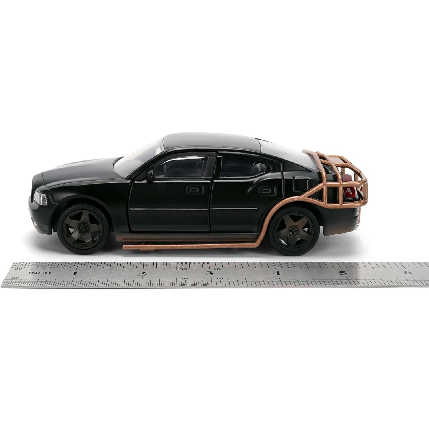 Jada Toys - Fast & Furious 2006 Dodge Charger Diecast Car Toys Toys – 1:32 Scale Heist Edition Black with Opening Doors