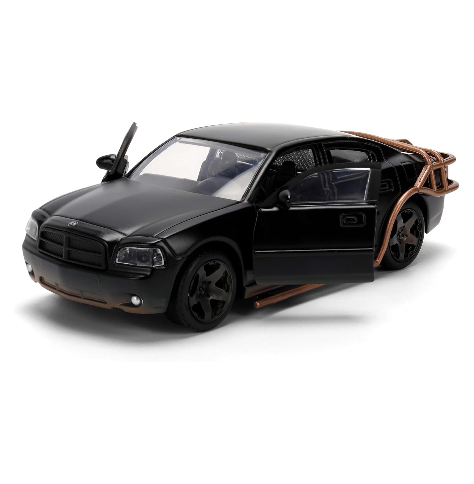 Jada Toys - Fast & Furious 2006 Dodge Charger Diecast Car Toys Toys – 1:32 Scale Heist Edition Black with Opening Doors