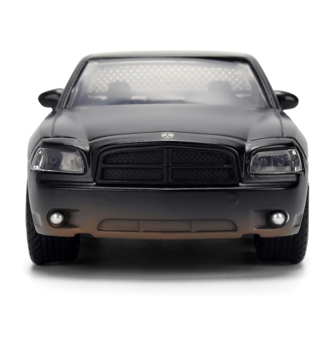 Jada Toys - Fast & Furious 2006 Dodge Charger Diecast Car Toys Toys – 1:32 Scale Heist Edition Black with Opening Doors