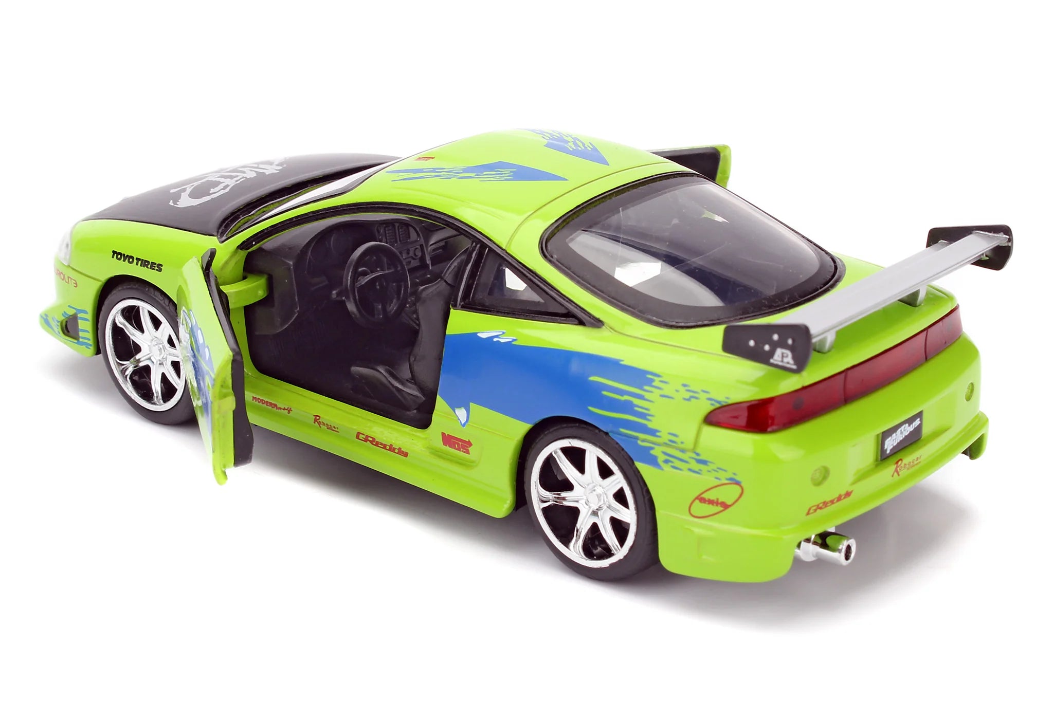 Jada Toys - 1:32 Fast & Furious: Furious - Brian's 1995 Mitsubishi Eclipse Diecast Model Car