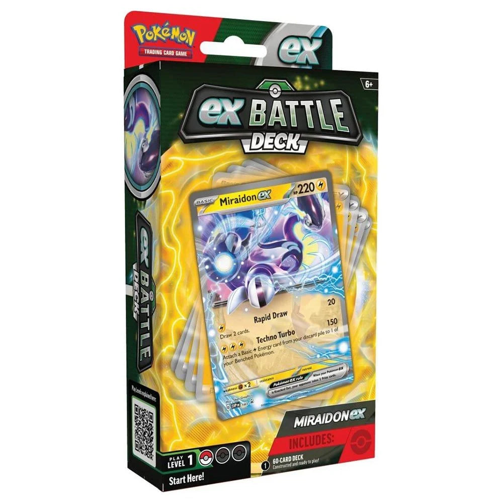 Pokemon Scarlet & Violet Victini/Miraidon EX Battle Decks (ENGLISH EDITION)