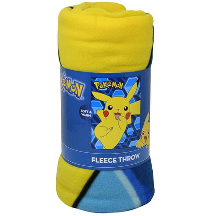 Pokemon - Pikachu Blanket Cartoon Painting (45"X 60") | Pokemon Bedroom Décor