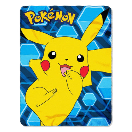 Pokemon - Pikachu Blanket Cartoon Painting (45"X 60") | Pokemon Bedroom Décor