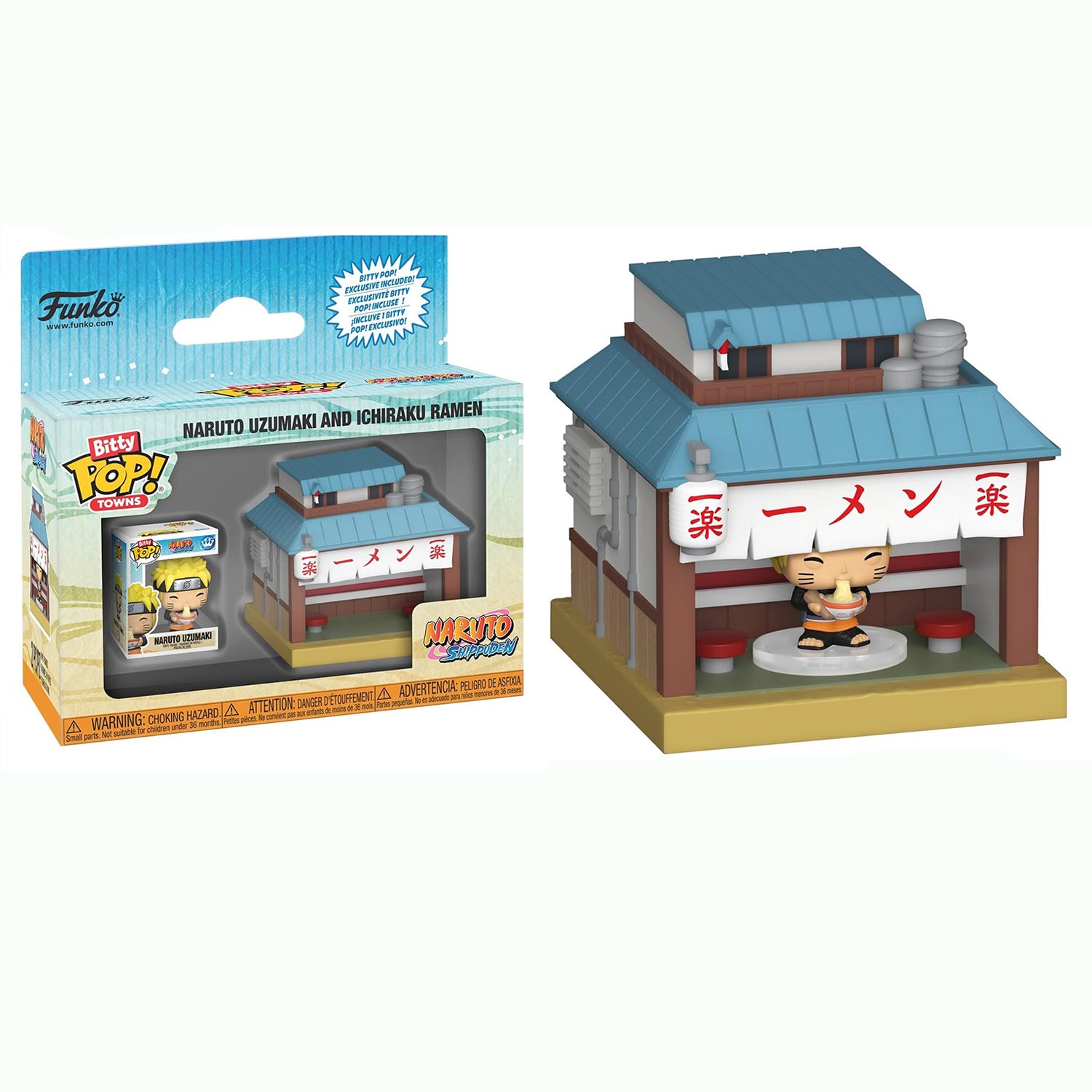 Funko Pop! Bitty Town: Naruto Shippuden - Ichiraku Ramen - Naruto Uzumaki