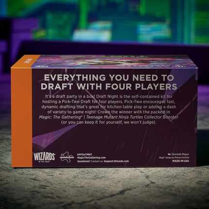 Magic The Gathering TCG: Teenage Mutant Ninja Turtles - Draft Night Box (ENGLISH EDITION)