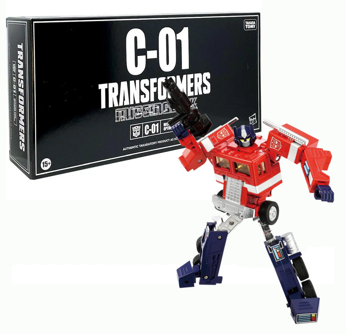Transformers Masterpiece Missing Link C-01 Optimus Prime: Animation Edition Figure