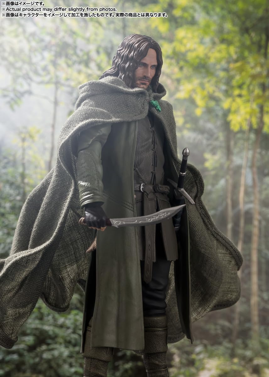 Tamashii Nations - S.H. Figuarts Lord of the Rings - Aragorn (The Lord of The Rings: The Fellowship of The Ring) Action Figures