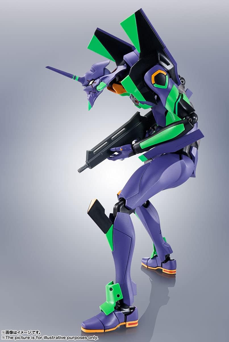 Tamashii Nations - Neon Genesis Evangelion - Evangelion Test Type-01＋Spear of Cassius Renewal Color Edition (Reissue) The Robot Spirits Figure