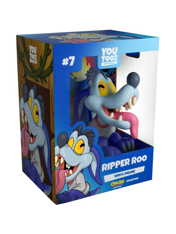 Ripper Roo 3.6" inch Vinyl Figure, Collectible Ripper Roo Figure from Crash Bandicoot