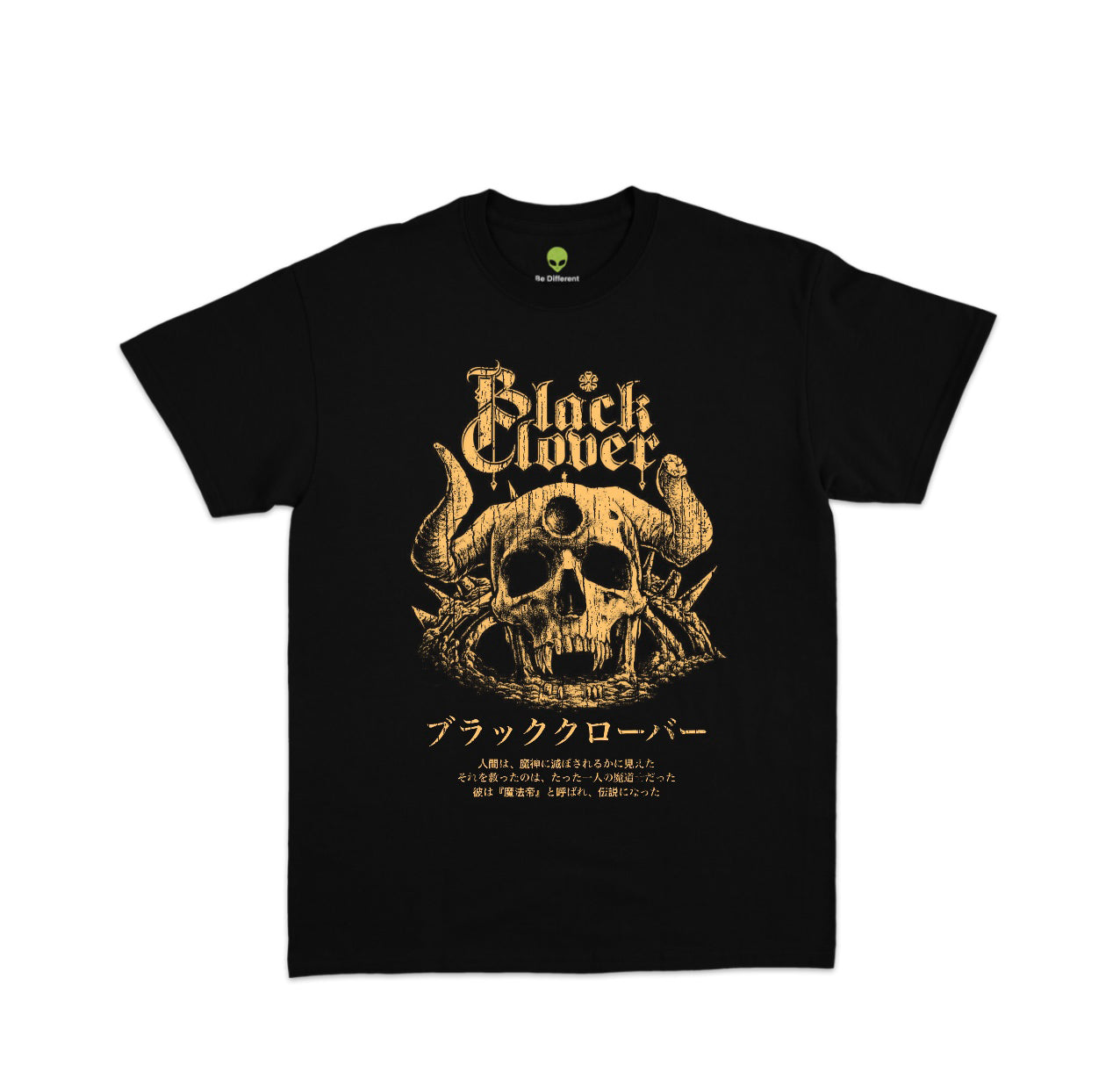 Be Different's Black Clover T-Shirt