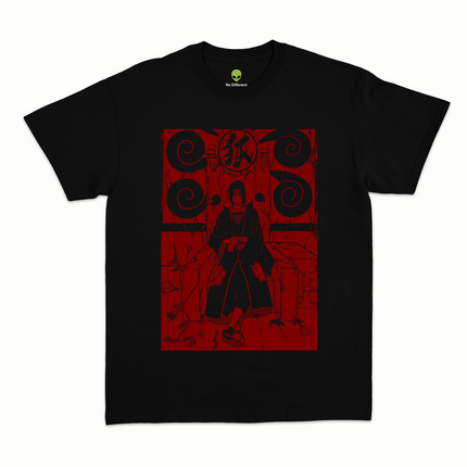 Be Different's Naturo Shippuden's Itachi Uchiha on Throne T-Shirt