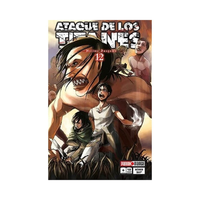 Attack on Titan Vol 12 (PANINI) "Spanish Edition" Paperback