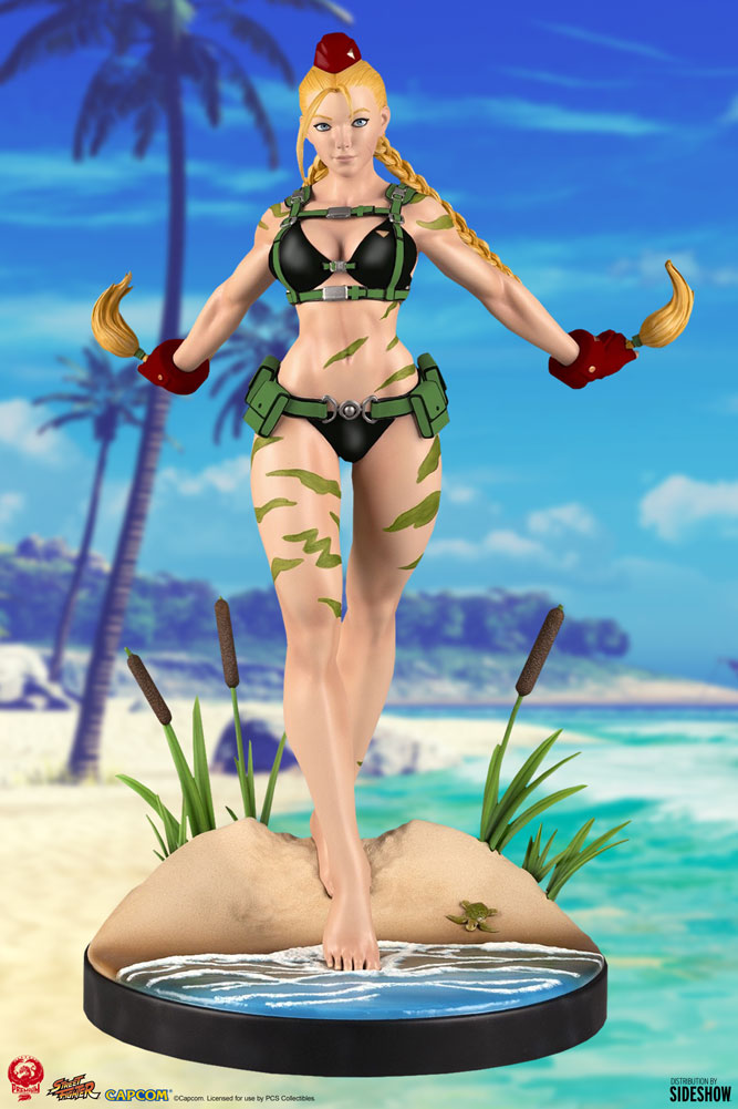 Cammy Seaon Pass 1:4 Scale Statue (Green Swimsuit)