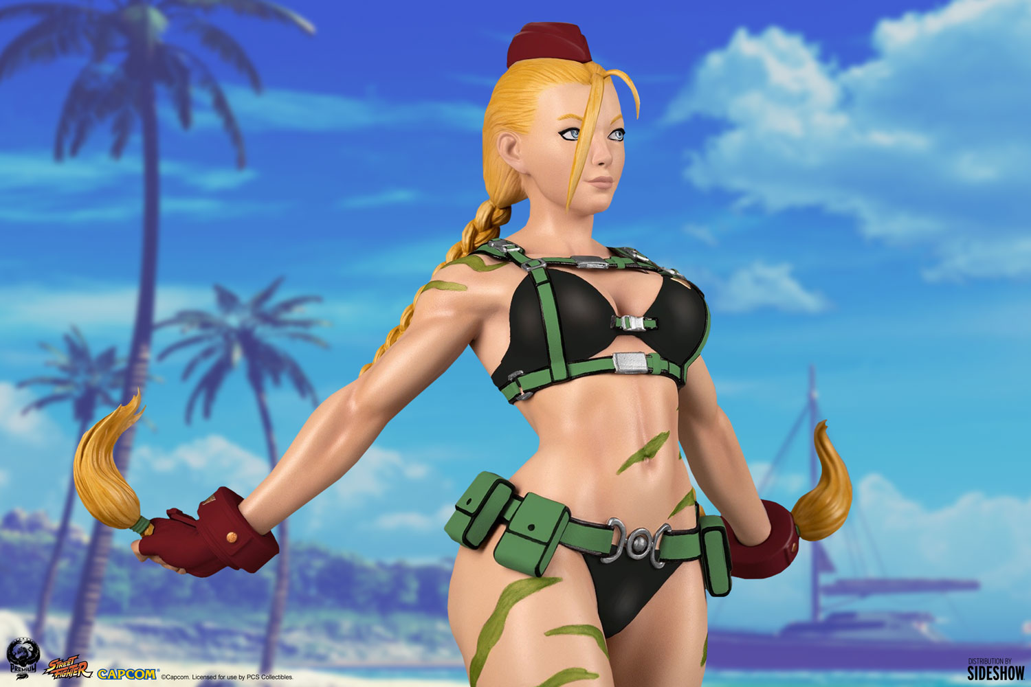 Cammy Seaon Pass 1:4 Scale Statue (Green Swimsuit)