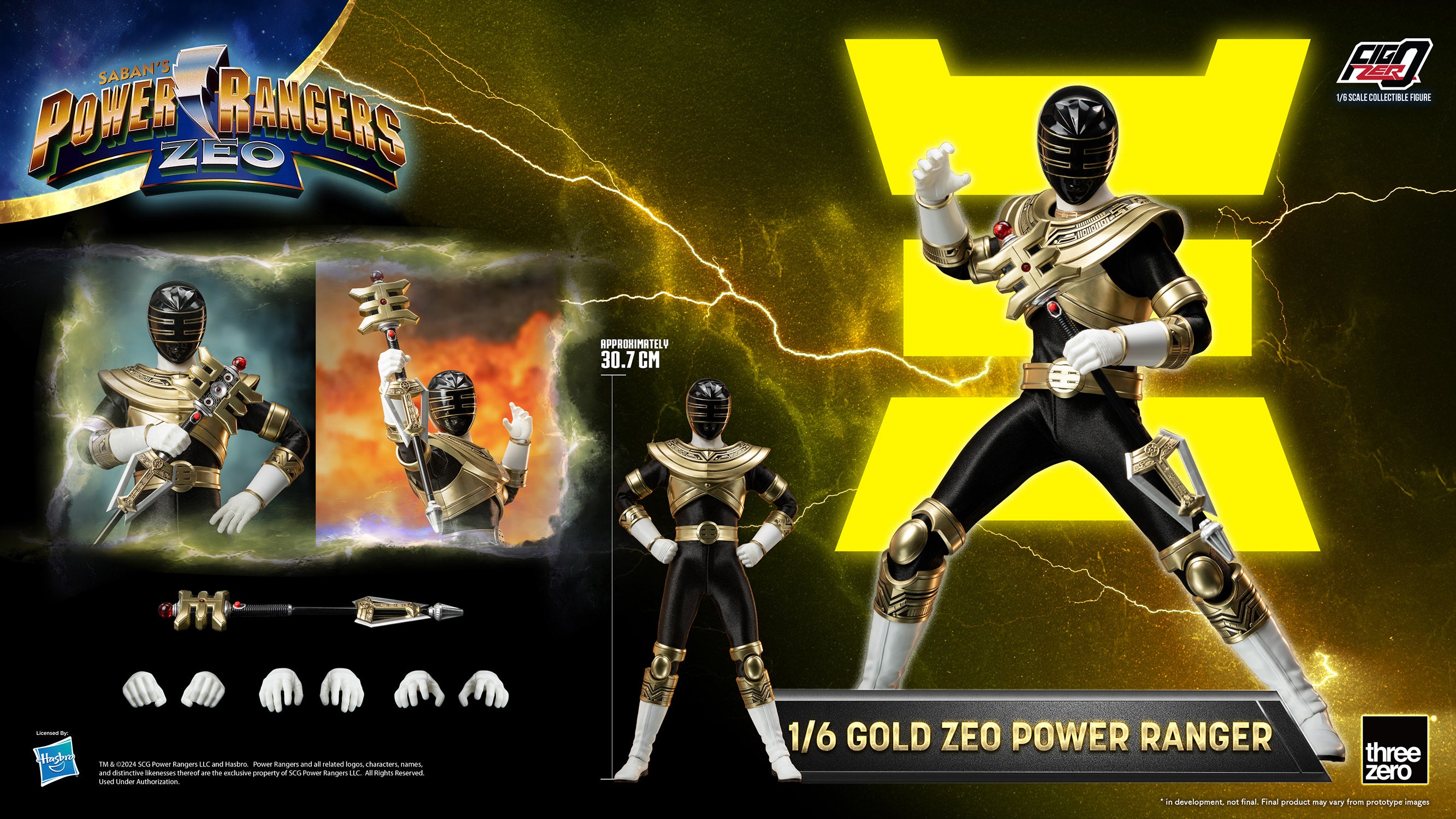 Gold Zeo Ranger Sixth Scale Figure (PRE-ORDER)