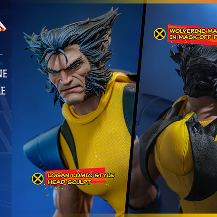 Wolverine (Unmasked) Sixth Scale Action Figure (HS06)