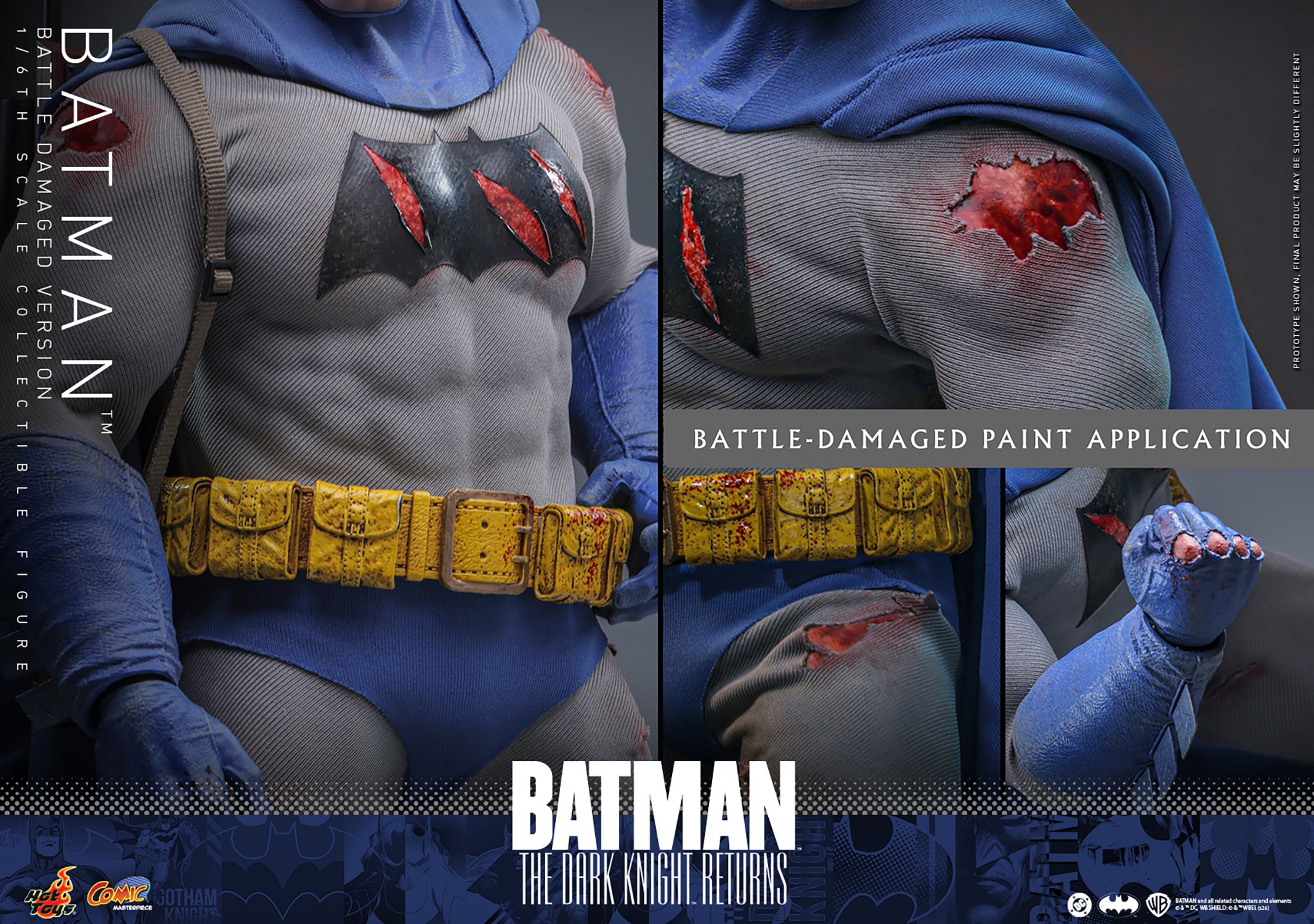 Batman DKR (Battle Damage Ver.) Sixth Scale Figure (PRE-ORDER)