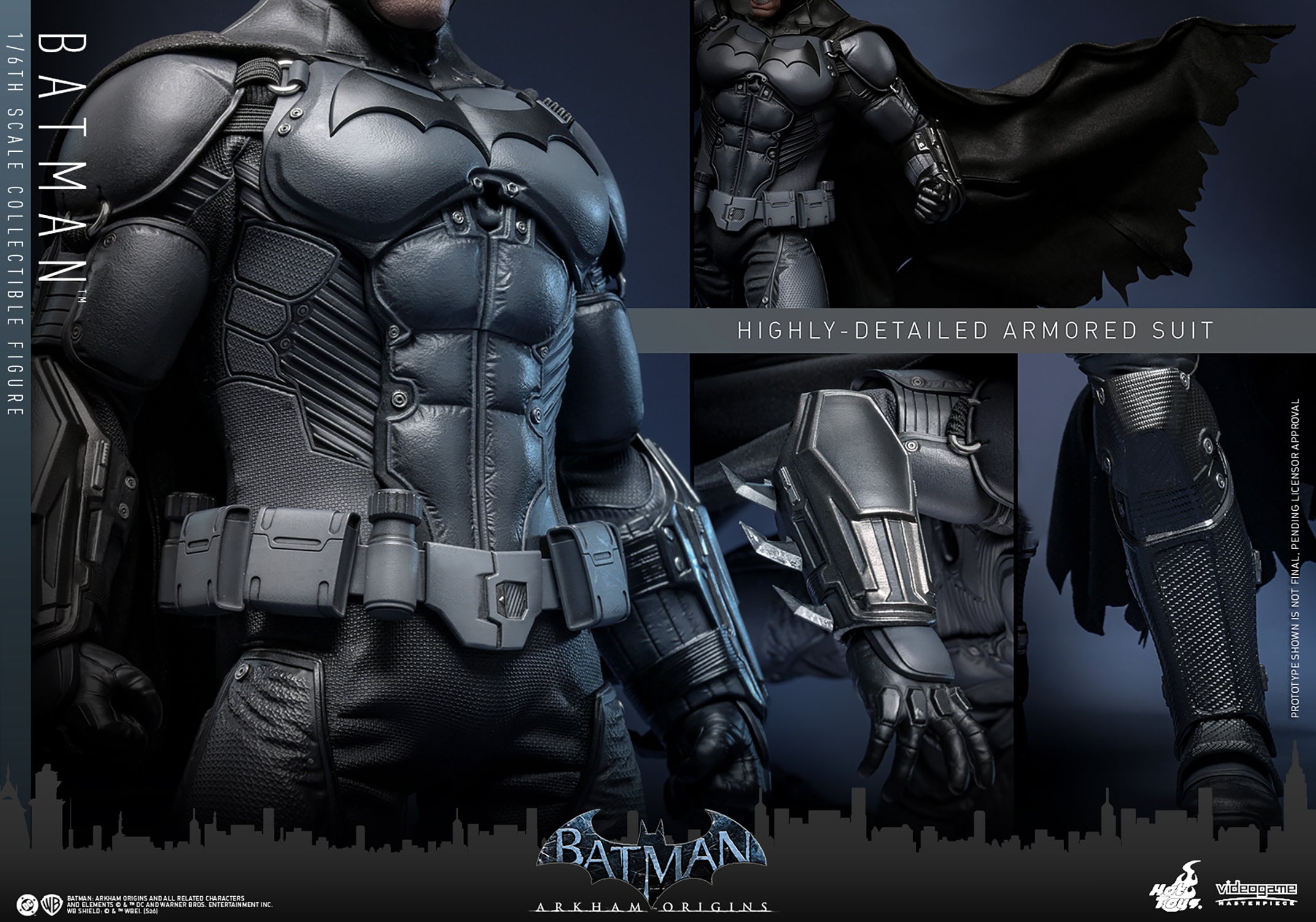 Batman (Arkham Origins) Sixth Scale Figure (PRE-ORDER)