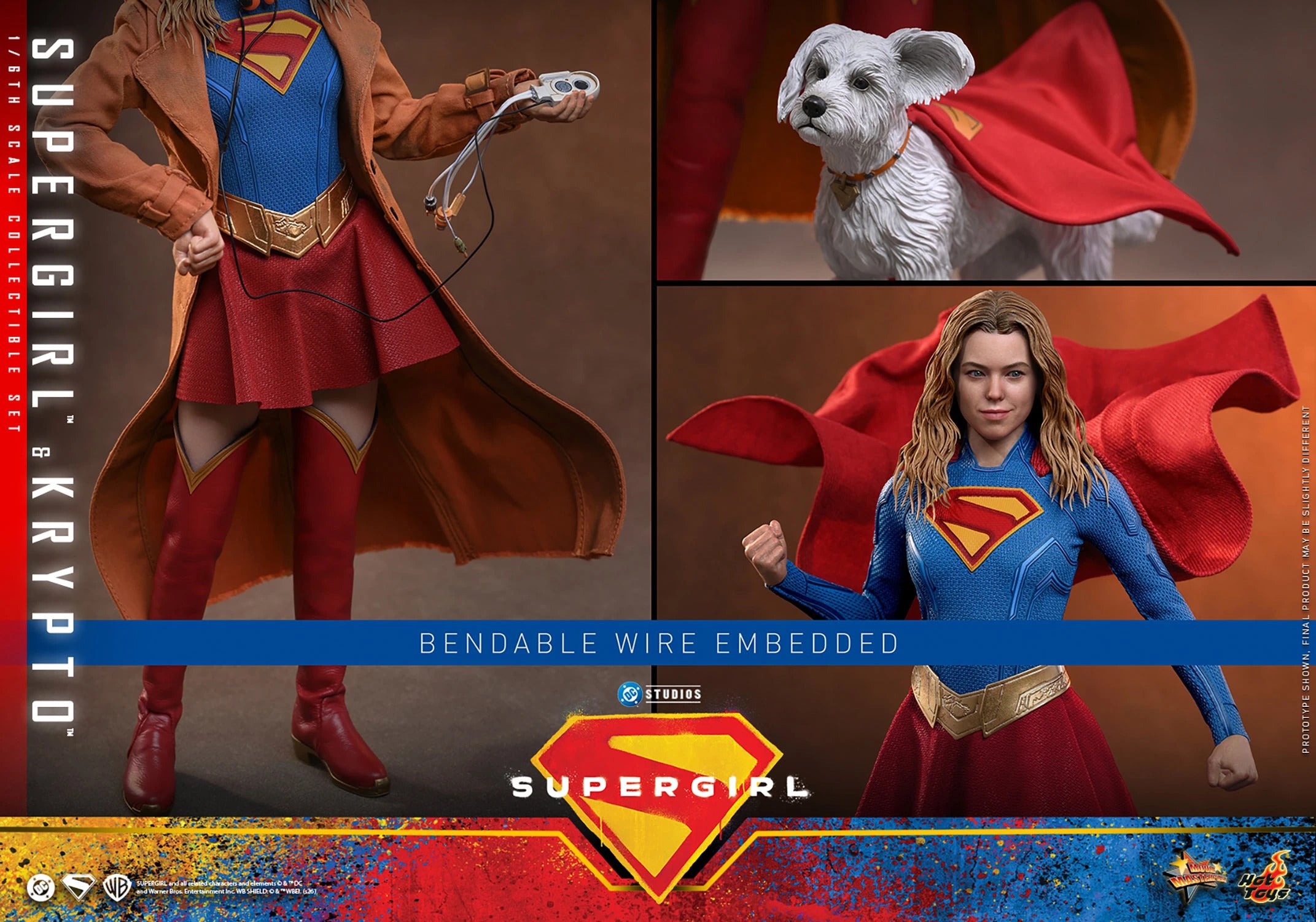 Supergirl: Supergirl & Krypto Sixth Scale Figure Set (PRE-ORDER)