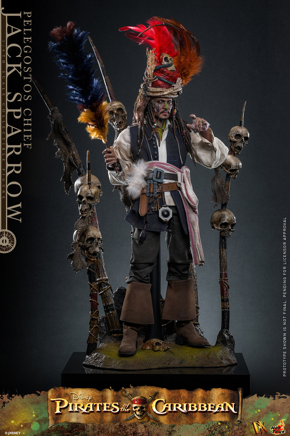 Pelegostos Chief Jack Sparrow Sixth Scale Figure (PRE-ORDER)