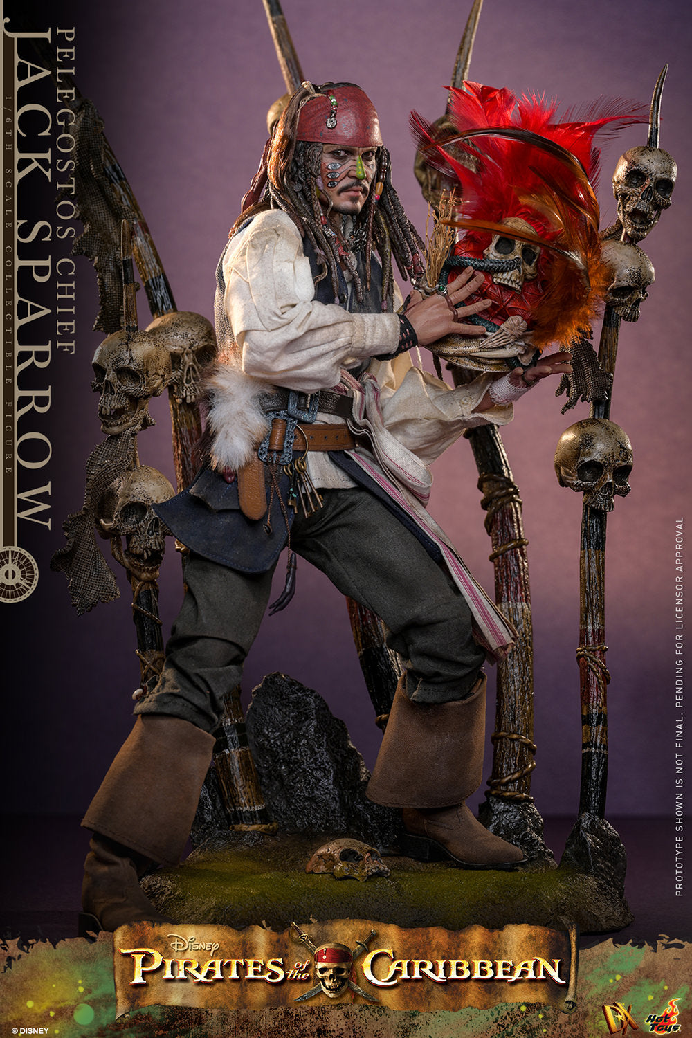Pelegostos Chief Jack Sparrow Sixth Scale Figure (PRE-ORDER)