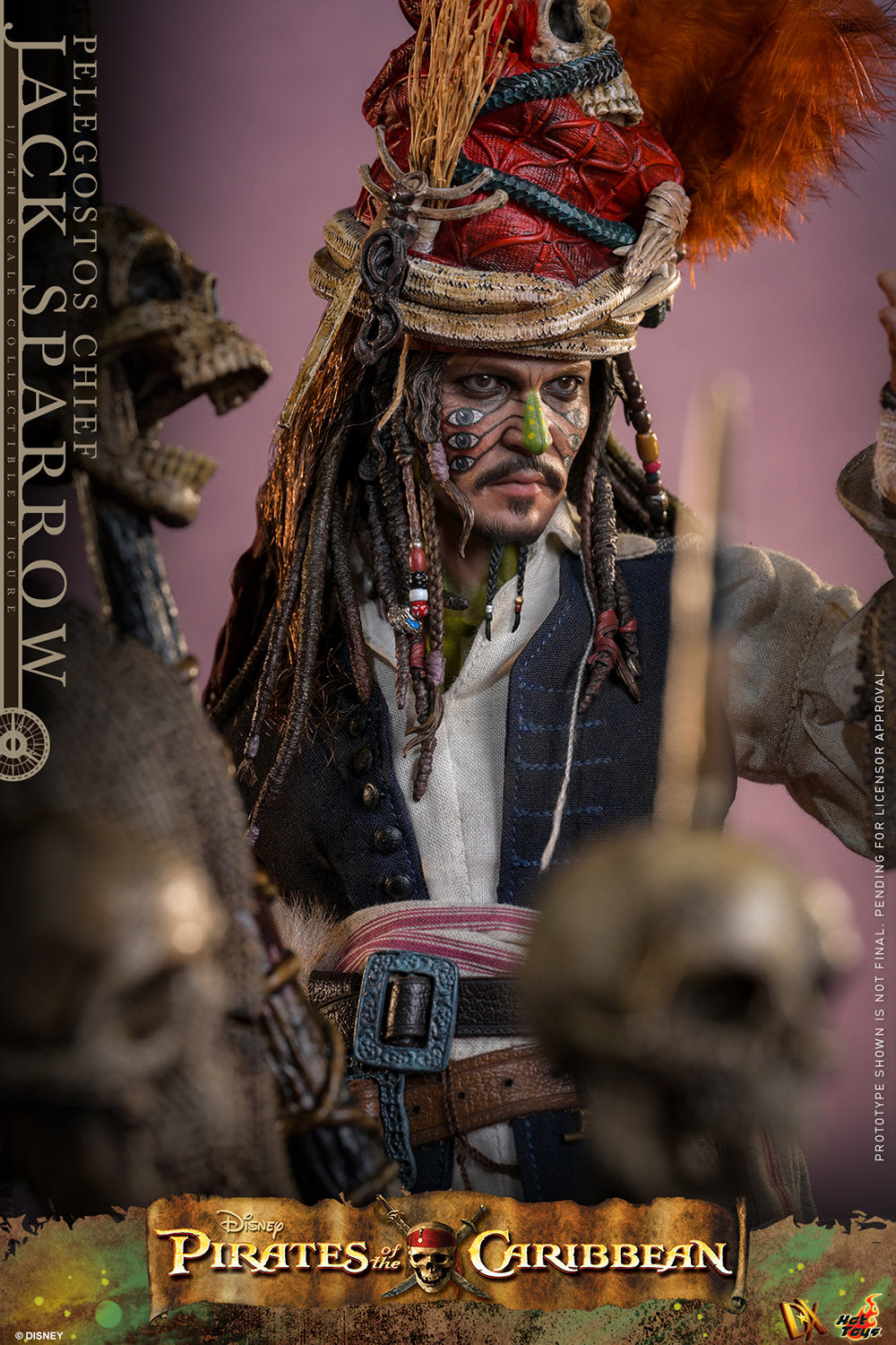 Pelegostos Chief Jack Sparrow Sixth Scale Figure (PRE-ORDER)