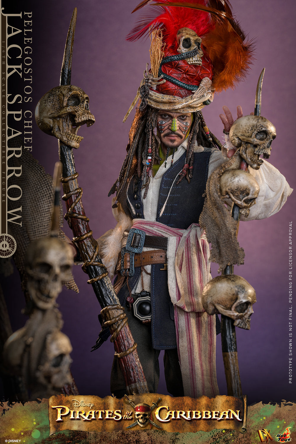Pelegostos Chief Jack Sparrow Sixth Scale Figure (PRE-ORDER)
