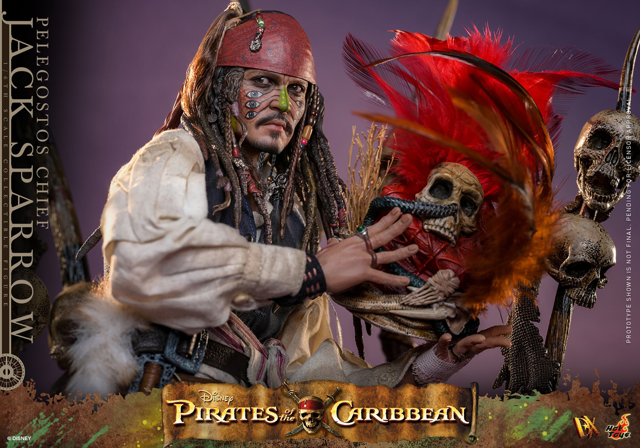 Pelegostos Chief Jack Sparrow Sixth Scale Figure (PRE-ORDER)