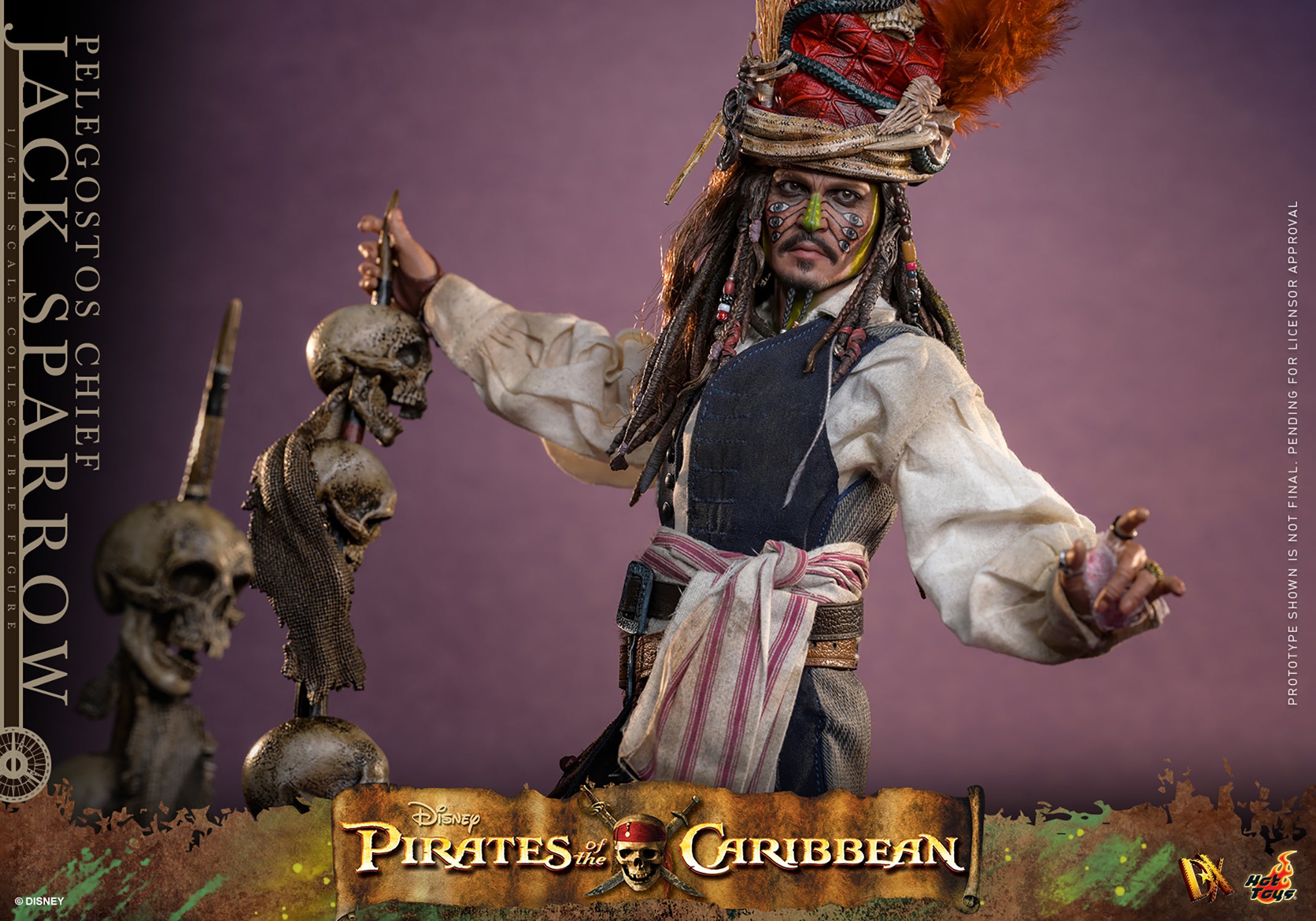 Pelegostos Chief Jack Sparrow Sixth Scale Figure (PRE-ORDER)