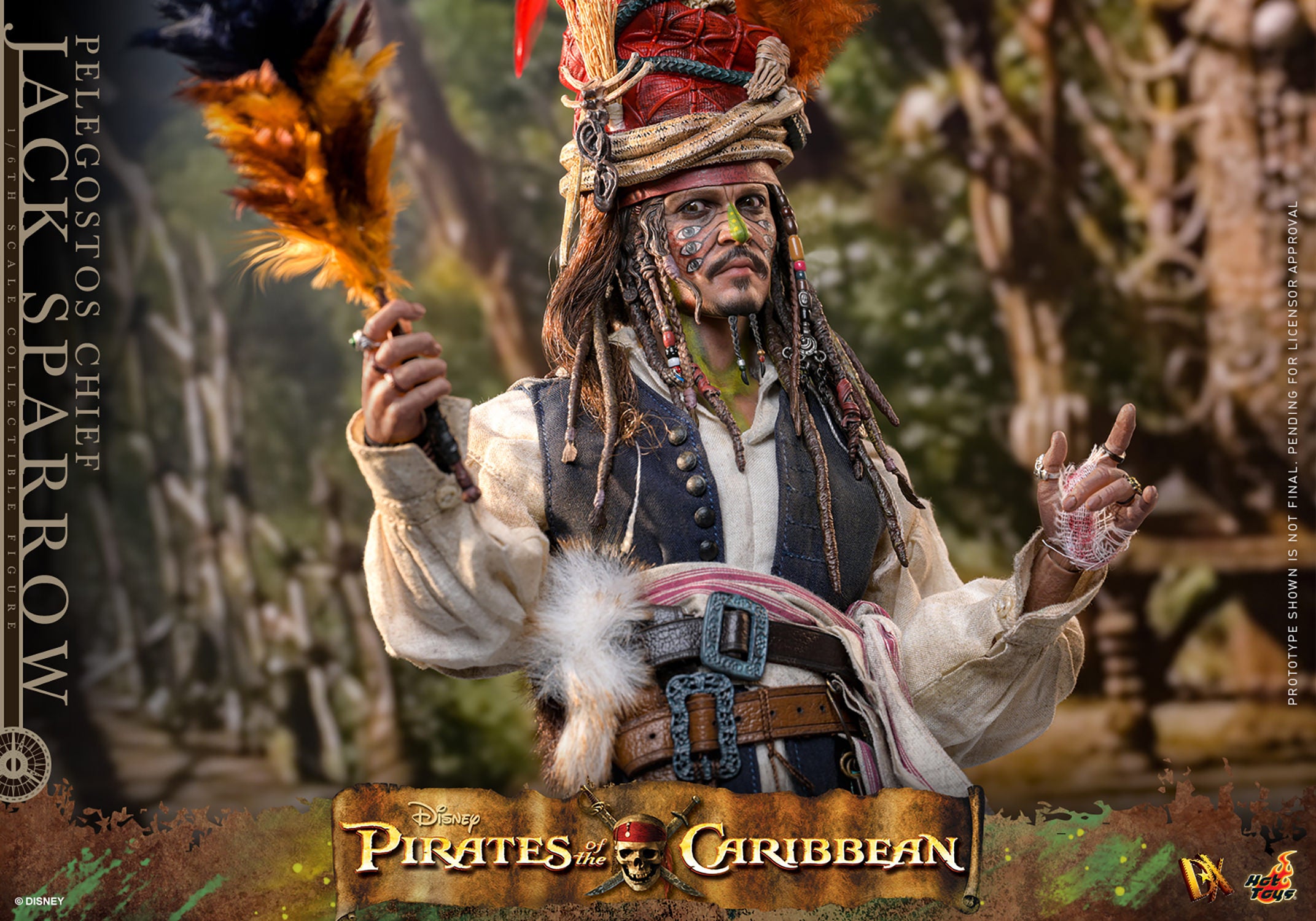 Pelegostos Chief Jack Sparrow Sixth Scale Figure (PRE-ORDER)